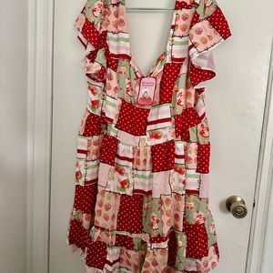 NWT 2x Strawberry Shortcake dress